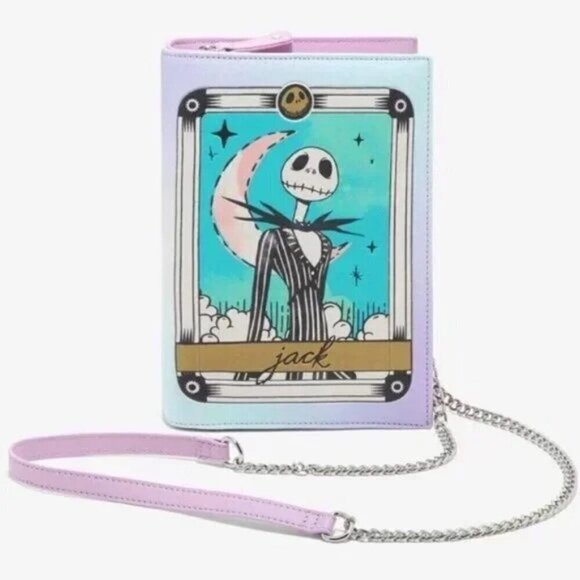 Loungefly Disney The Nightmare Before Christmas Jack Tarot Crossbody Bag - Picture 1 of 5